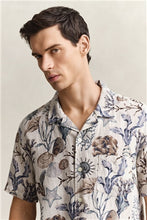 Load image into Gallery viewer, GANT - Reg AOP Camp Collar Shirt, Oat Beige