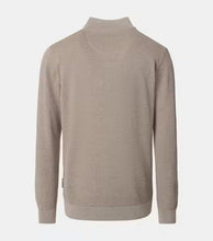 Load image into Gallery viewer, Casa Moda - Knit Troyer Half-Zip Sweater, Beige