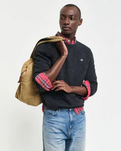 Load image into Gallery viewer, GANT - Extrafine Lambswool C-Neck, Dark Charcoal Melange