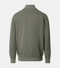 Load image into Gallery viewer, Casa Moda - Knit Troyer Half-Zip Sweater, Moss Green
