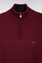 Load image into Gallery viewer, Eden Park - Heavy Cotton Trucker Neck Quarter-Zip, Burgundy