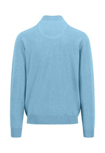 Load image into Gallery viewer, Fynch Hatton - Half Zip Knit Jumper, Splashy Blue