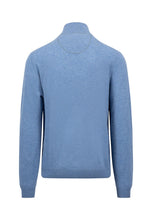 Load image into Gallery viewer, Fynch Hatton - 3XL, Half Zip Knit Jumper, Cloud Blue