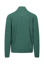 Load image into Gallery viewer, Fynch Hatton - Cotton Half Zip, Dark Emerald