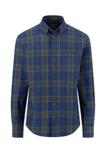 Load image into Gallery viewer, Fynch Hatton- Premium Cotton Check Shirt, Navy