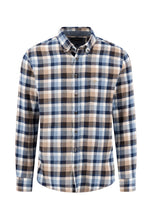Load image into Gallery viewer, Fynch Hatton- Premium Flannel Check Shirt, Tabacco