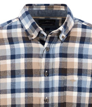Load image into Gallery viewer, Fynch Hatton- Premium Flannel Check Shirt, Tabacco
