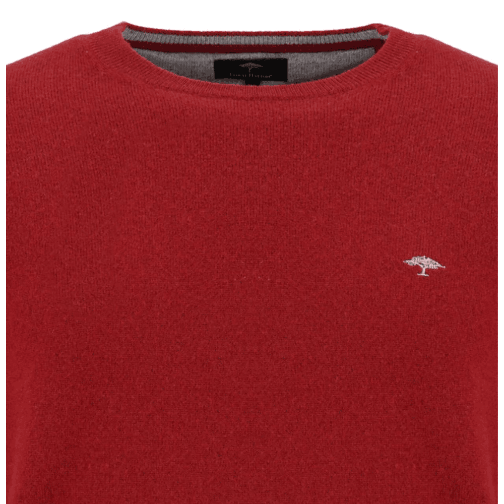 Fynch Hatton - Crew Neck Jumper, Winter Red | Fynch Hatton | Tector ...