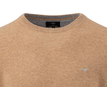 Load image into Gallery viewer, Fynch Hatton - Knit Sweater, Merino Cashmere, Camel
