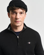 Load image into Gallery viewer, GANT - Classic Cotton Half Zip, Black