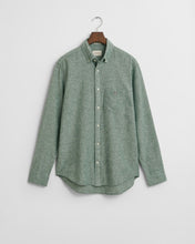Load image into Gallery viewer, GANT - Regular Fit Cotton Linen Shirt, Woody Green