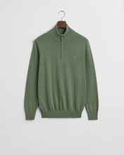 Load image into Gallery viewer, GANT - Classic Cotton Half Zip, Kalamata Green