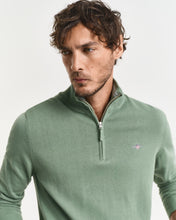 Load image into Gallery viewer, GANT - Classic Cotton Half Zip, Kalamata Green