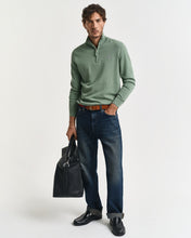 Load image into Gallery viewer, GANT - Classic Cotton Half Zip, Kalamata Green