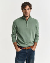 Load image into Gallery viewer, GANT - Classic Cotton Half Zip, Kalamata Green