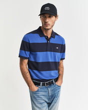 Load image into Gallery viewer, GANT - Block Stripe Polo, Rich Blue