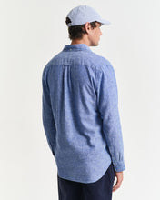 Load image into Gallery viewer, GANT - Regular Fit Cotton Linen Shirt, Rich Blue