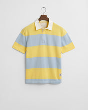 Load image into Gallery viewer, GANT - Striped Cotton SS Polo, Fresh Blue