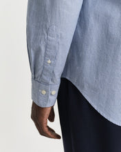 Load image into Gallery viewer, GANT - Reg Dobby Dot Stripe Shirt, College Blue