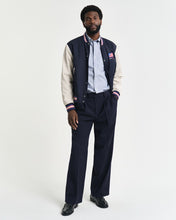 Load image into Gallery viewer, GANT - Reg Dobby Dot Stripe Shirt, College Blue