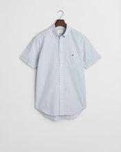Load image into Gallery viewer, GANT - Reg Micro Print Short Sleeve Shirt, Light Blue