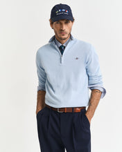 Load image into Gallery viewer, GANT - Classic Cotton Half Zip, Fresh Blue