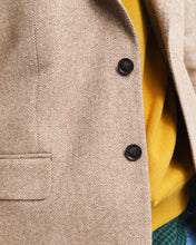 Load image into Gallery viewer, GANT - Slim Herringbone Suit Blazer, Cacao