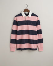 Load image into Gallery viewer, GANT - Reg Shield Barstripe Heavy Rugger, Bubblegum Pink