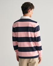 Load image into Gallery viewer, GANT - Reg Shield Barstripe Heavy Rugger, Bubblegum Pink