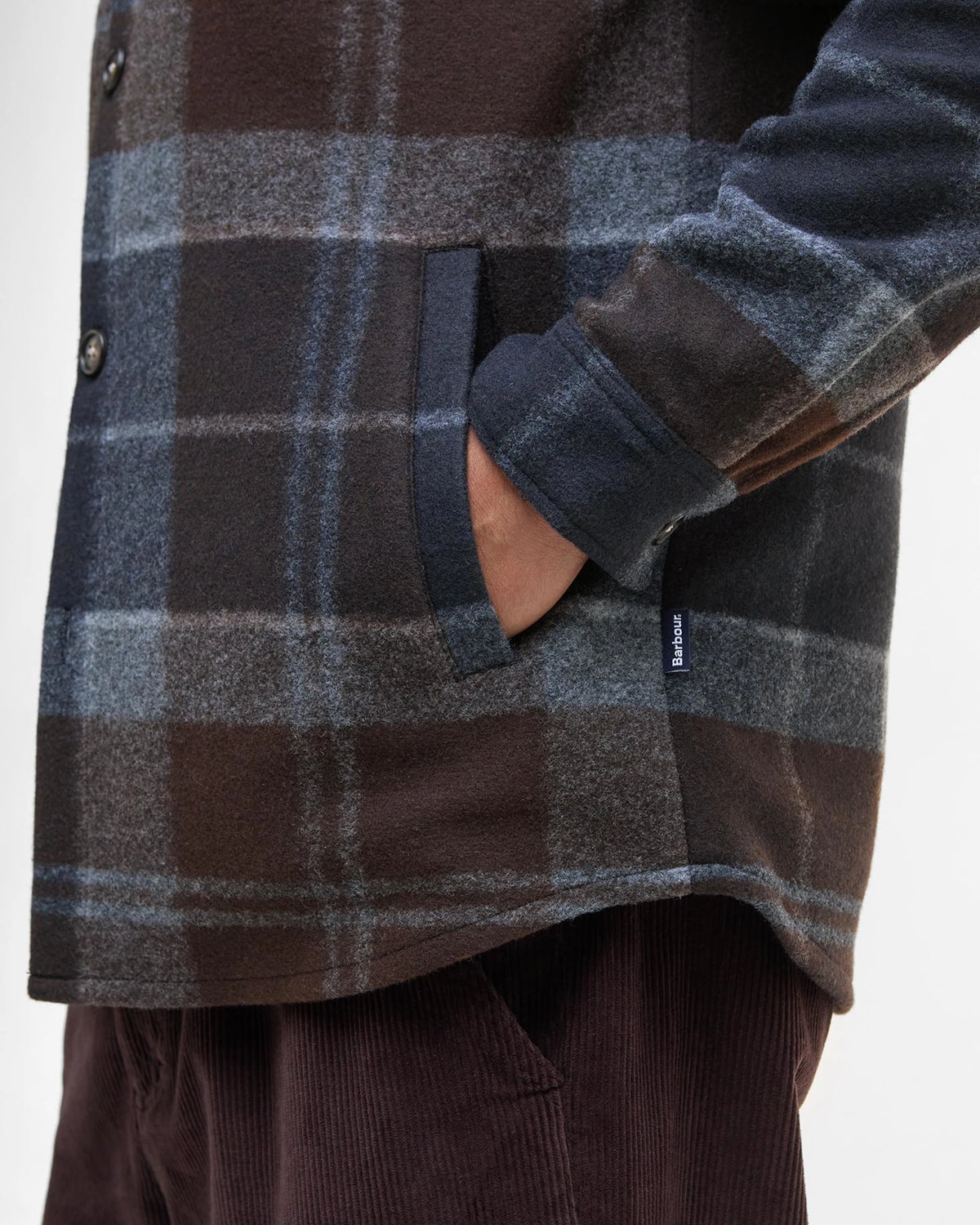 Barbour - Chapter Tailored Check Overshirt, Midnight Oak Tartan (L & XXL Only)