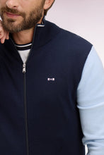 Load image into Gallery viewer, Eden Park - 2 Tone Full Zip Knit, Marine