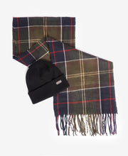 Load image into Gallery viewer, Barbour - Swinton Beanie & Galingale Scarf Gift Set