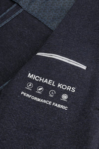 Michael Kors - Knitted Glen Check Blazer Navy