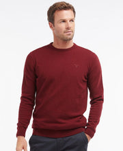 Load image into Gallery viewer, Barbour - Essential Lambswool Crew Neck Sweatshirt,Ruby (M Only)
