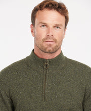 Load image into Gallery viewer, Barbour - Tisbury Half Zip, Dk Seaweed