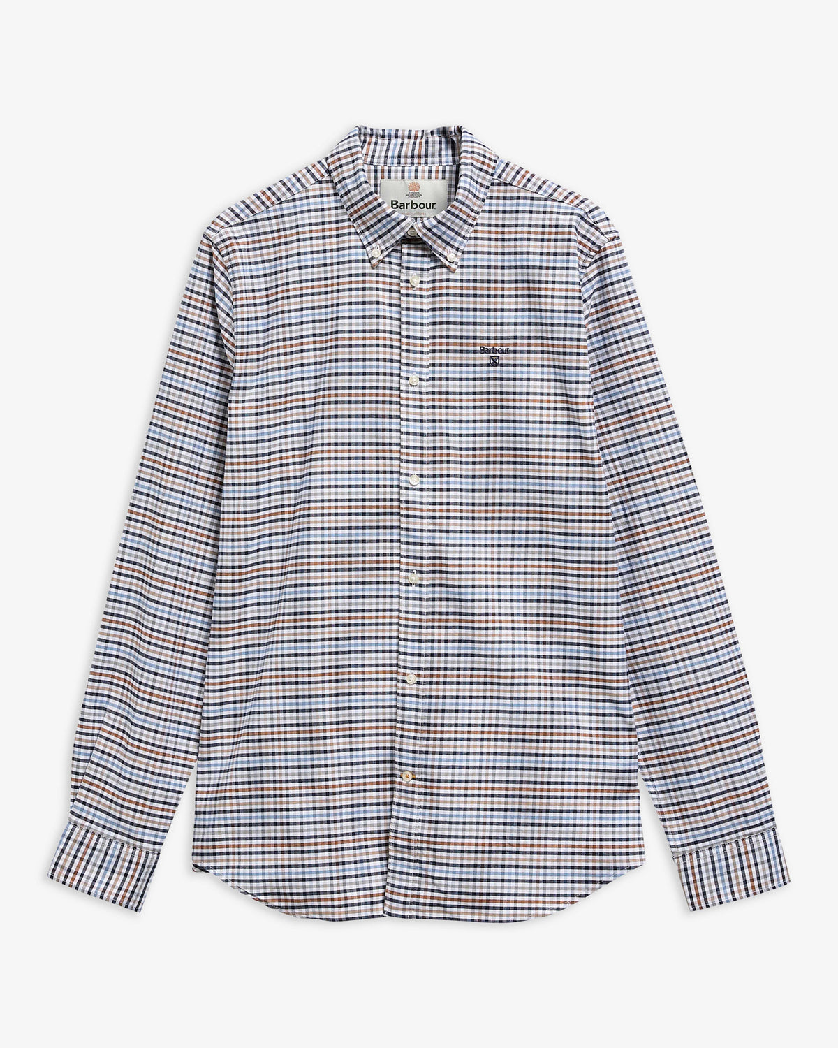 Barbour - Rickwood Tailored Gingham Shirt, Stone