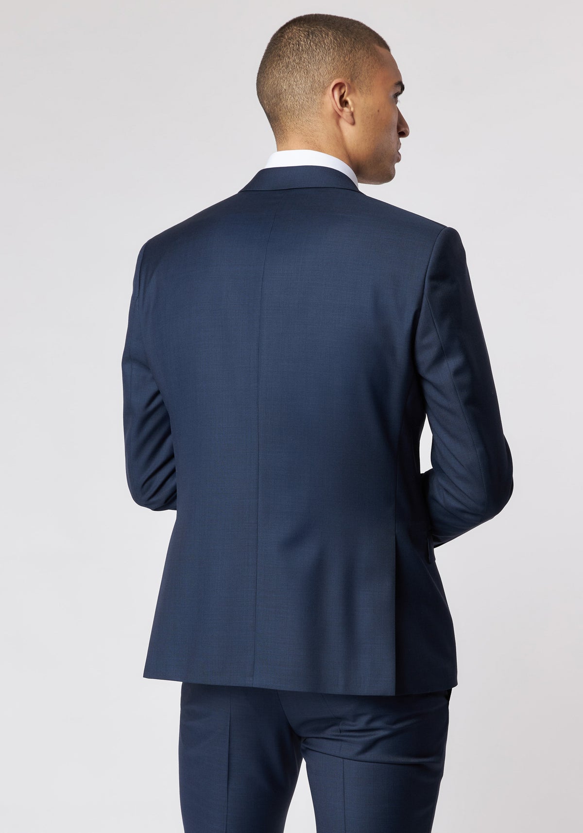 Roy Robson - Pure Wool Slim Fit Suit Jacket 05058, Navy