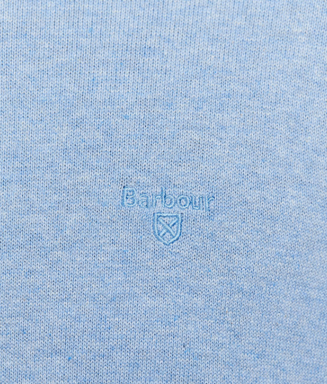 Barbour - Pima Cotton Crew Neck, Dark Chambray