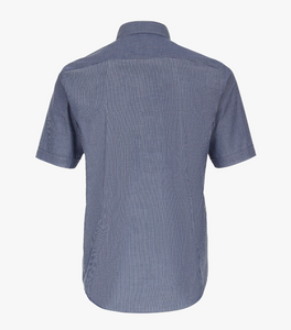 Casa Moda - Striped Print, Short Sleeve Shirt