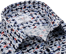 Load image into Gallery viewer, Marvelis - Modern Fit Short Sleeve Shirt, Fish Print