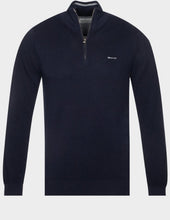 Load image into Gallery viewer, GANT - Cotton Pique Half Zip, Evening Blue