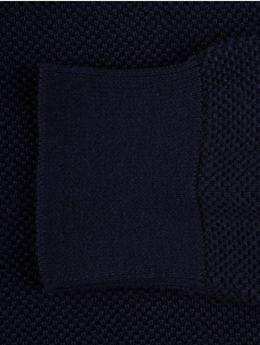 Gant - Cotton Pique Half Zip, Evening Blue