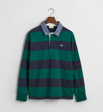 Load image into Gallery viewer, GANT - Chambray Stripe Heavy Rugger, Green