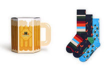 Load image into Gallery viewer, Happy Socks - 3-Pack Wurst And Beer Socks Gift Set