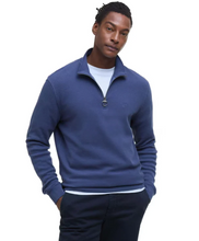Load image into Gallery viewer, Barbour - Pique Interlock Half Zip Sweatshirt, Blue