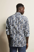 Load image into Gallery viewer, Bugatti - Pure Linen Shirt, Leaves print