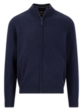 Load image into Gallery viewer, Fynch Hatton - Full Zip Cardigan, Navy 690