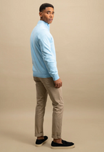 Load image into Gallery viewer, Fynch Hatton - Half Zip Knit Jumper, Splashy Blue