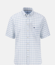 Load image into Gallery viewer, Fynch Hatton - Blue Checked Short Sleeve