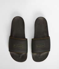 Load image into Gallery viewer, Barbour - Cresswell Slides, Black